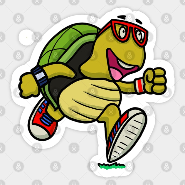 Dave the Tortoise Sticker by Sketchy
